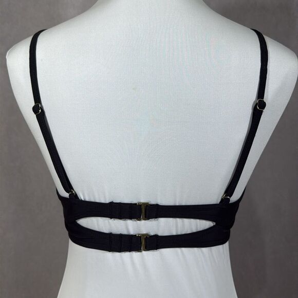 Xhilaration Black Push-Up Underwire Bikini Swim Top - Picture 5 of 7